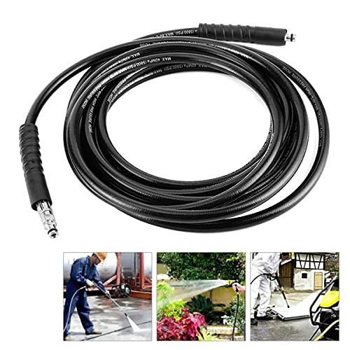 Bilvina 10 Meter32Ft High Pressure Washer Accessories Hose Cord Pipe Car Wash Hose Water Cleaning Extension Flexible Hose Pipe Black Pack of 1 - Image 5