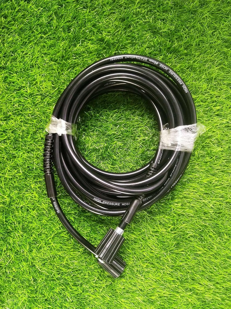 Bilvina 10 Meter32Ft High Pressure Washer Accessories Hose Cord Pipe Car Wash Hose Water Cleaning Extension Flexible Hose Pipe Black Pack of 1 - Image 1