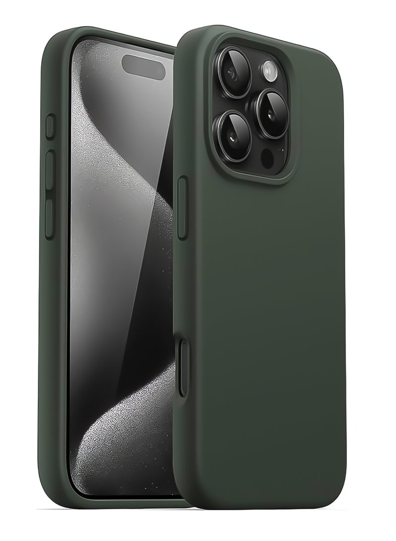 Mida iPhone 16 Pro Max Silicone Case Cover, full body protection case with a soft silky feel, shockproof cover with microfiber lining  - Image 1