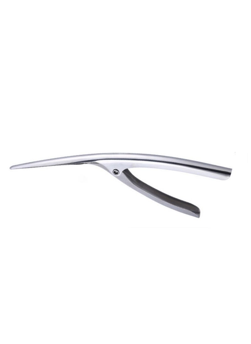 NIBEMINENT Shrimp Prawn Peeler Kitchen Tools Silver 21x3x6.5cm  - Image 1