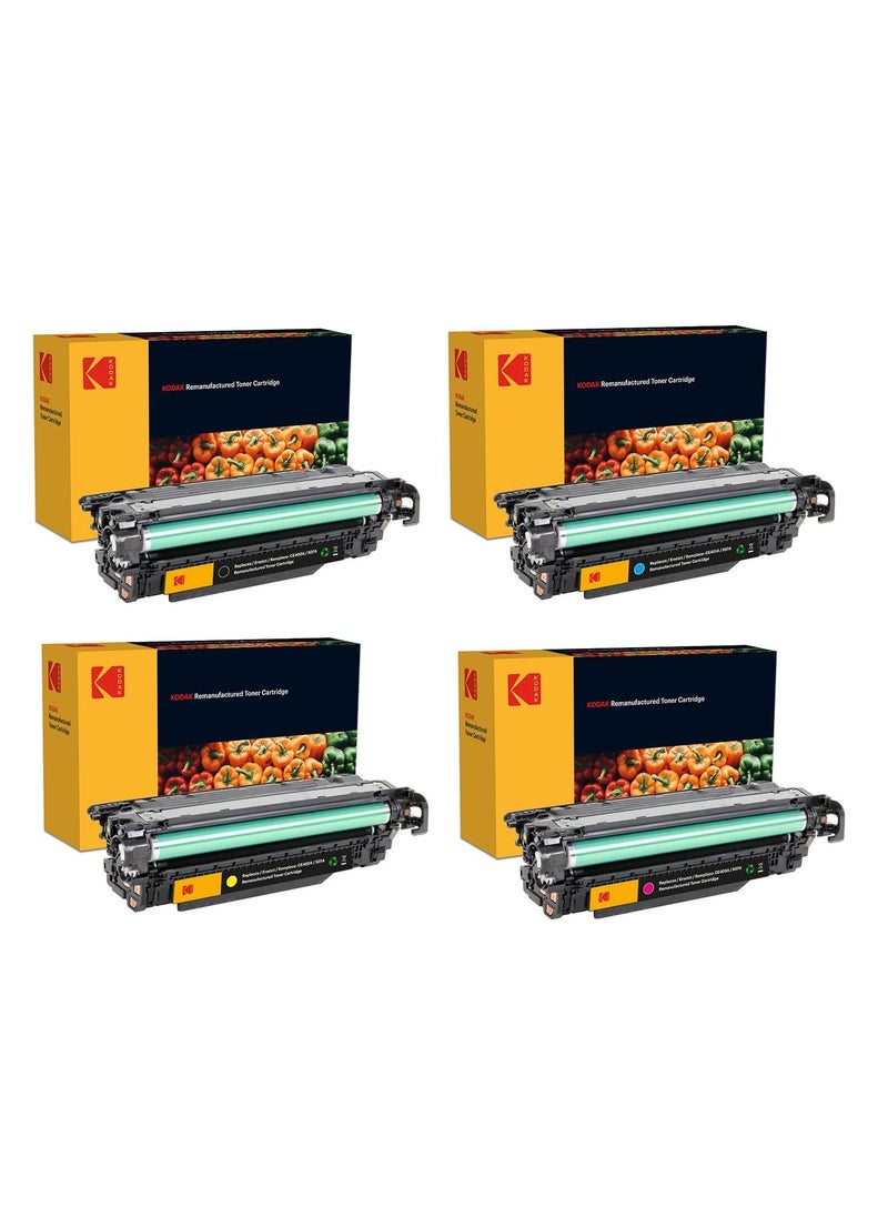 Kodak Kodak - Toner Cartridge KIT 507A  ( Black - Cyan - Yellow - Magenta ) for HP Color LaserJet M551 / M570 / M575 