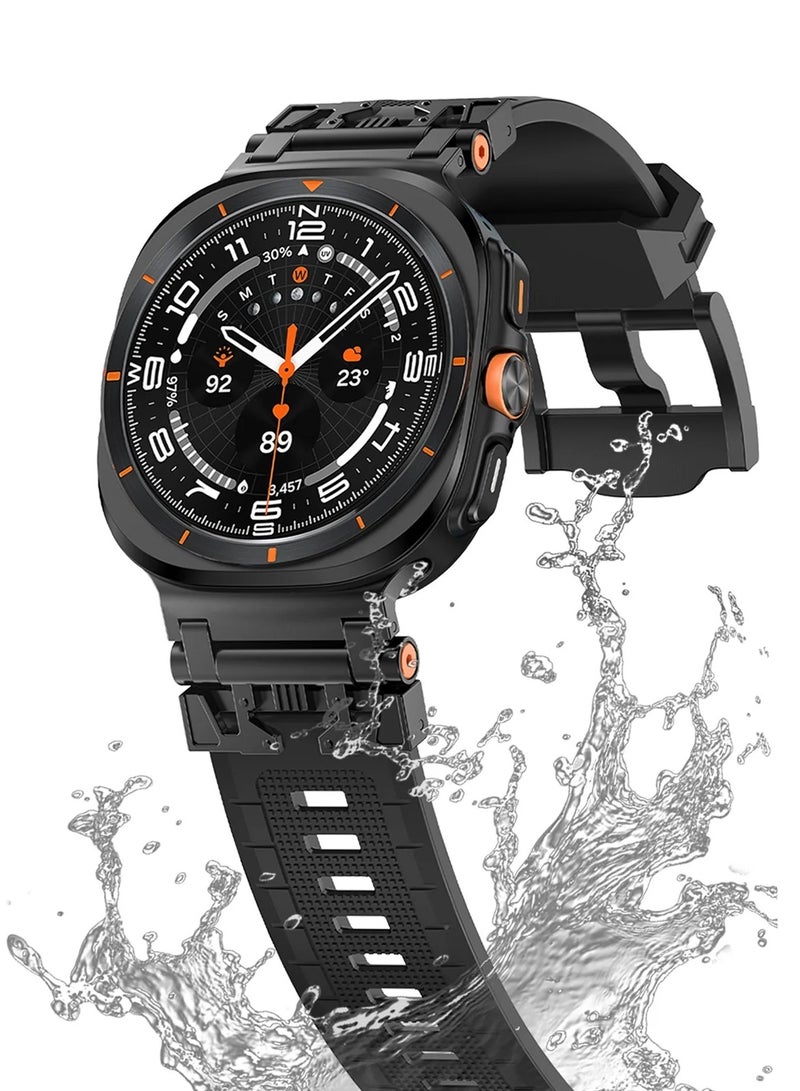 Smart Watch 7 Ultra Men Women NFC Compass IP68 Waterproof Heart Rate SpO2 Sport Smartwatch for Android IOS New (Black)  - Image 2