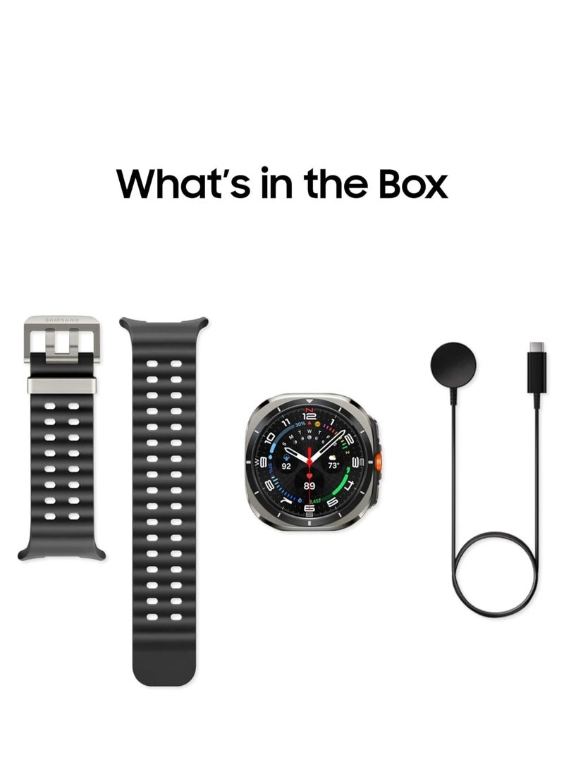 Smart Watch 7 Ultra Men Women NFC Compass IP68 Waterproof Heart Rate SpO2 Sport Smartwatch for Android IOS New (Black)