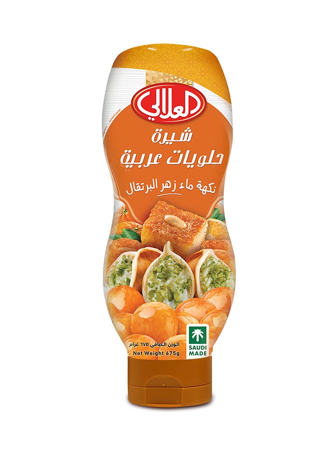 Al Alali Arabic Dessert Syrup Orange Blossom Flavor 675 g - Image 1
