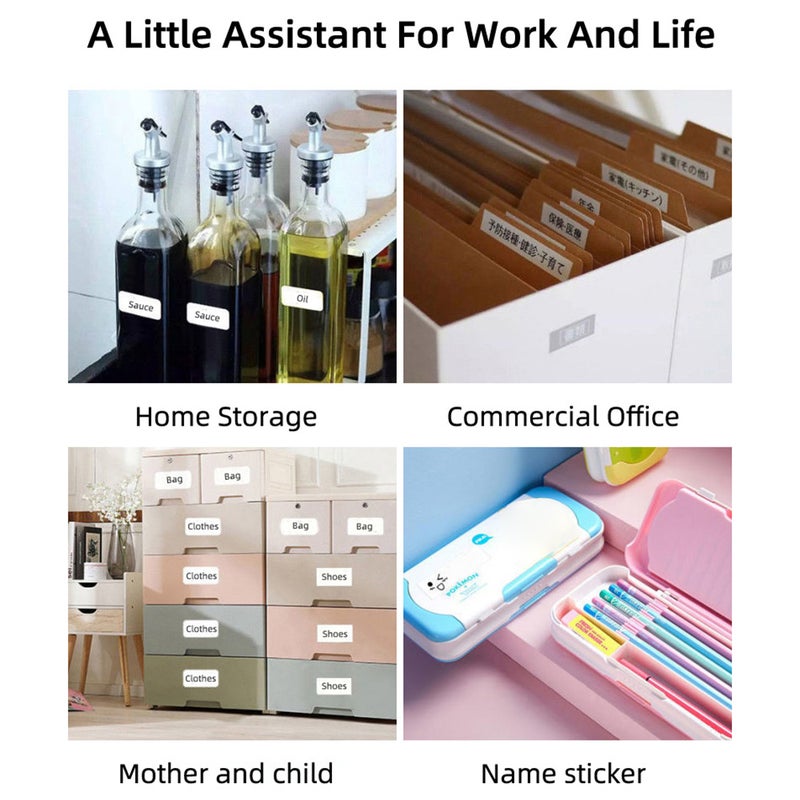Mini Pocket Printer Portable Thermal Printer Wireless BT Connection 203DPI for Picture Label DIY Handcraft List Meno Notes Journal Receipt Paper Instant Sticker with 6 Roll Thermal Paper + 5 Adhesive - Image 4