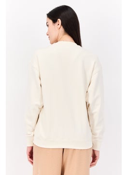 adidas Originals Adidas Originals x Disney Women Sportswear Fit Long Sleeve Outdoor Sweatshirt, Cream  - Image 3
