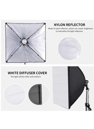 Softbox Lighting Kit Photography Soft Box 20'' X 28'', 85W Studio 6000k Bulb LED Light, 6.7'Light Stand, Remote Set, BEIYANG - pzsku/Z513F0D531D891AC3AF3AZ/45/_/1687445509/27ee107c-816f-43cc-8b52-20038839cd2b