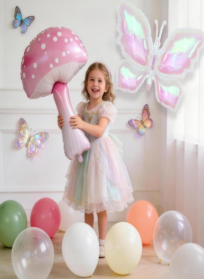 Winrayk 187Pcs Fairy Balloons Arch Kit with Large Mushroom & Butterfly Foil Balloons, Baby Shower Wedding 1st Birthday Wonderland Spring Garden Tea Party Princess Girls Fairy Birthday Party Decoration - Image 3