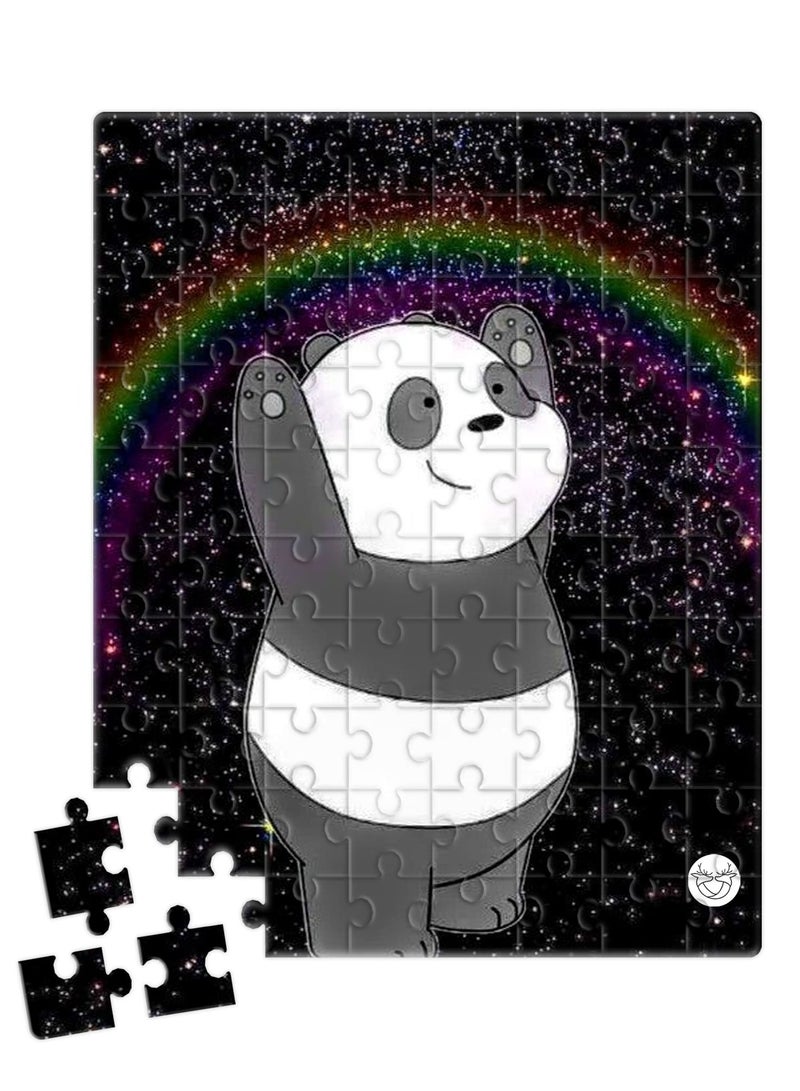 Reeman Design Puzzle printed with a panda drawing