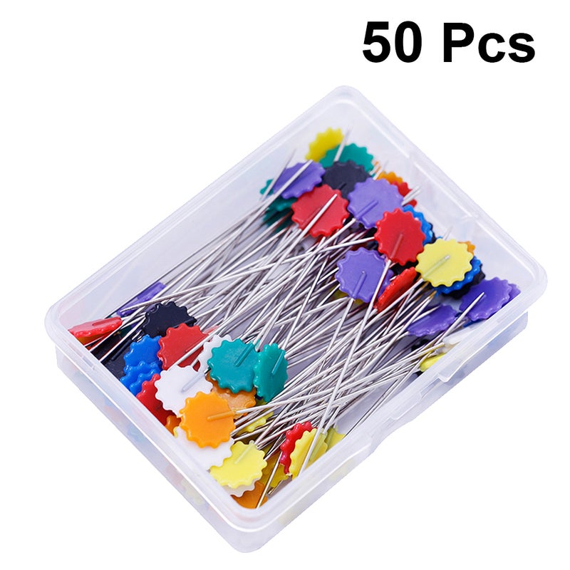 100 pcs DIY Sewing Box Colorful Flat Flower Clothing Accessories for Craft Decoration Quilting - Image 3