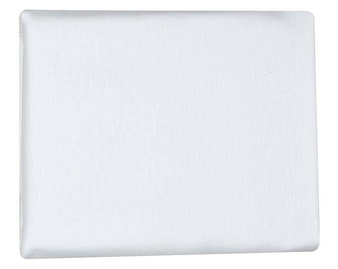 Hometail Hometail Unstitched Plain Cotton Fabric Material for Home Decor Furnishing Curtains Cushions Pillow and Craft Cotton Fabric Material in Meter Unstitch Cotton Fabric by Meter White 1 Meter  - Image 2