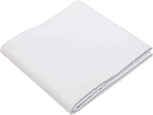 Hometail Hometail Unstitched Plain Cotton Fabric Material for Home Decor Furnishing Curtains Cushions Pillow and Craft Cotton Fabric Material in Meter Unstitch Cotton Fabric by Meter White 1 Meter  - Image 3