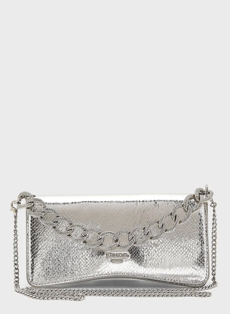 Dune LONDON Bellanne Diamante Flap Over Purse