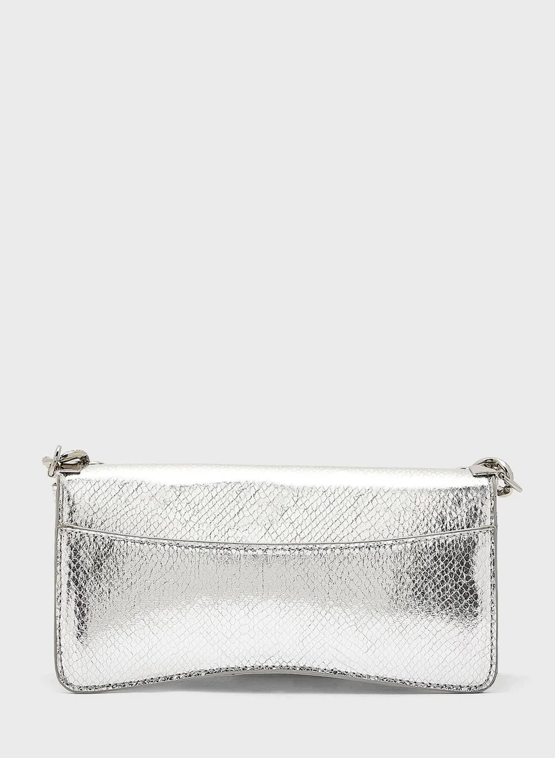 Dune LONDON Bellanne Diamante Flap Over Purse