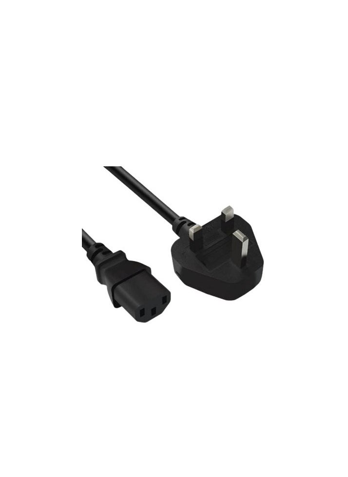 ECVV - ECVV [1.2-Meter/ 4-Feet] Power Cord, Desktop Power Cable with Pure Copper Wire, 3 Pin Connector, For | Computers, TVs | Monitors | Replacement Power Cord | - Image 1