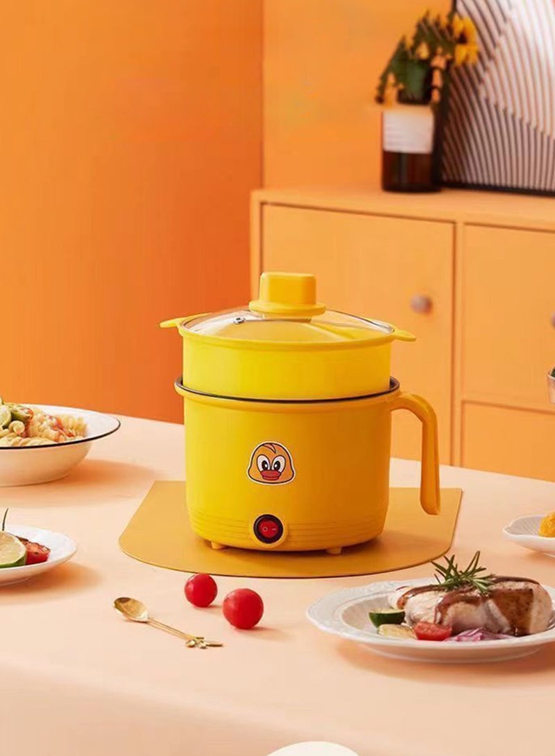 Beirui Mini Multifunctional Rice Cooker Portable Cooking Pot Non Stick Multifunctional Rice Cooker Electric Hot Pot For Home Office Outdoor Use  - Image 4