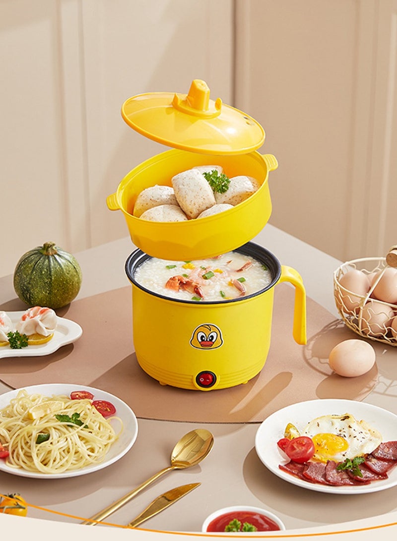 Beirui Mini Multifunctional Rice Cooker Portable Cooking Pot Non Stick Multifunctional Rice Cooker Electric Hot Pot For Home Office Outdoor Use  - Image 2