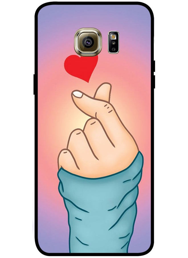 EYE CATCH - Protective Case Cover For Samsung Galaxy S6 Edge Plus Smart Series Printed Protective Case Cover for Samsung S6 Edge Plus Snap Love - Image 1