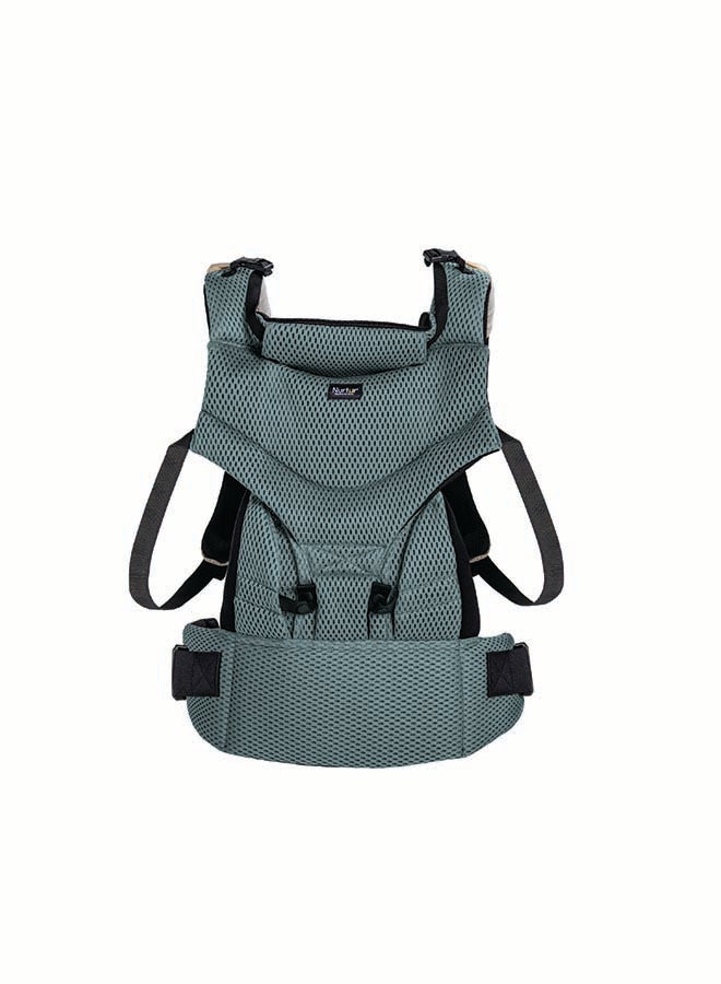 Nurtur Nurtur Willow Deluxe Mesh Infant Baby Carrier – Premium Fabric, Dual-Facing Comfort, Adjustable Cushioned Straps - Black  - Image 4
