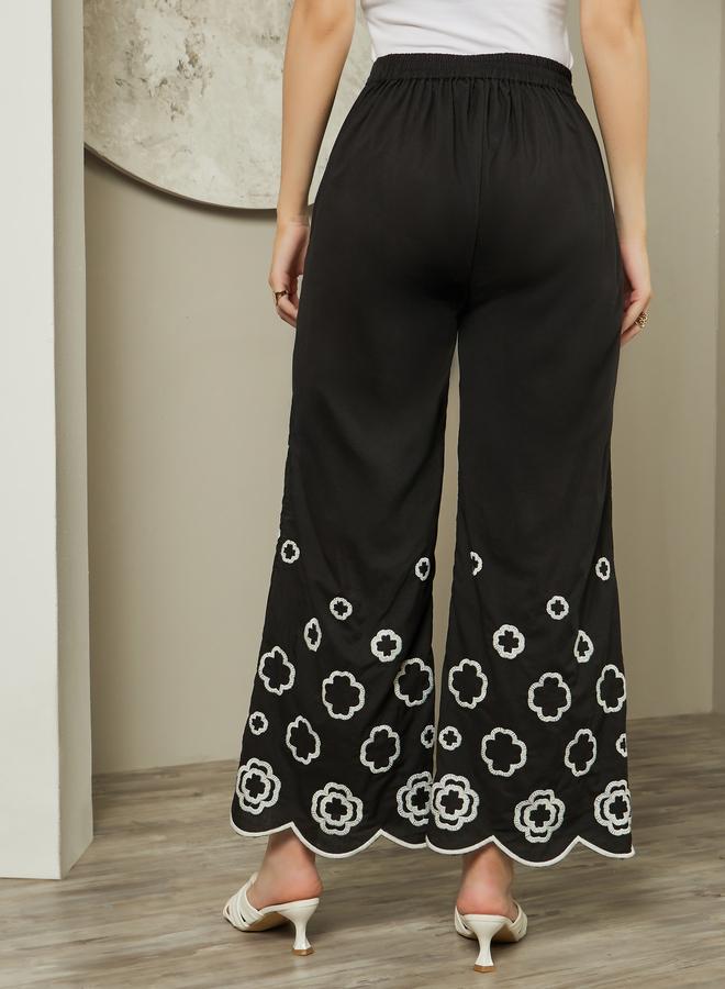 ستايلي بنطلون واسع بتصميم شيفلي ستايلي - Image 4