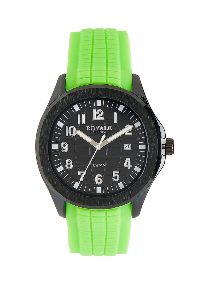 Royale Executive Men's Classic Rubber Strap Watch - Image 1