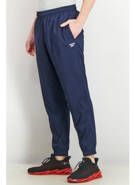 Reebok Men Sportwear Fit Brand Logo Sweatpants, Navy Blue  - Image 2
