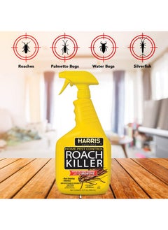 Harris Roach Killer Liquid Spray With Odorless And Nonstaining 12Month Extended Residual Kill Formula (32Oz)  - Image 3