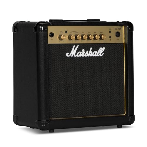 Marshall MG15GR Combo Guitar Amp Clean and Gain Channels Reverb and 3Band EQ 35 mm Headphones Out 15W Output - Image 3