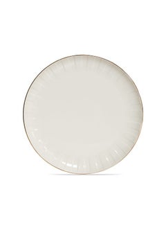 Absolute Dinner Plate, Off-White And Gold - 26 Cm - pzsku/Z513FC4AAB4F6E3255083Z/45/_/1736868121/ff7630eb-7e46-47a1-a887-dde8f5c70f94