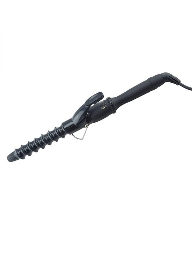 Wangmeili - 25Mm Spiral Hair Curler Iron Curling Wand Ceramic Wave Curling Iron For Short And Long Hair Crimper Lcd Display Curling Tongs - Image 1