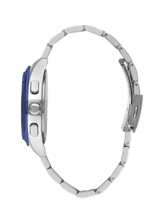 SLAZENGER Men's Watch, Multi Function Display and Metal Strap - SL.9.2215.2.04, Silver - Image 2