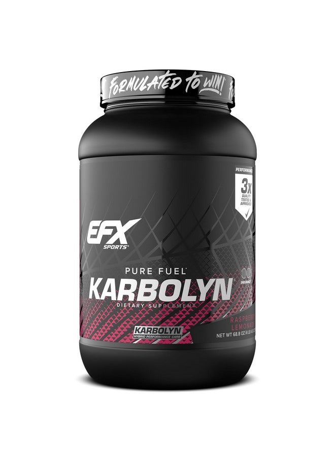 EFX SPORTS EFX Sports Karbolyn Fuel | Fast-Absorbing Carbohydrate Powder | Carb Load, Sustained Energy, Quick Recovery | Stimulant Free | 37 Servings (Raspberry Lemonade)  - Image 1