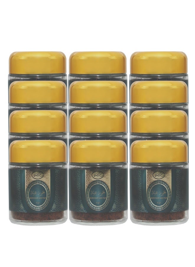 Genie Collection 12 Pieces Bakhour Abeyah Number 256203 30 Grams - Image 1