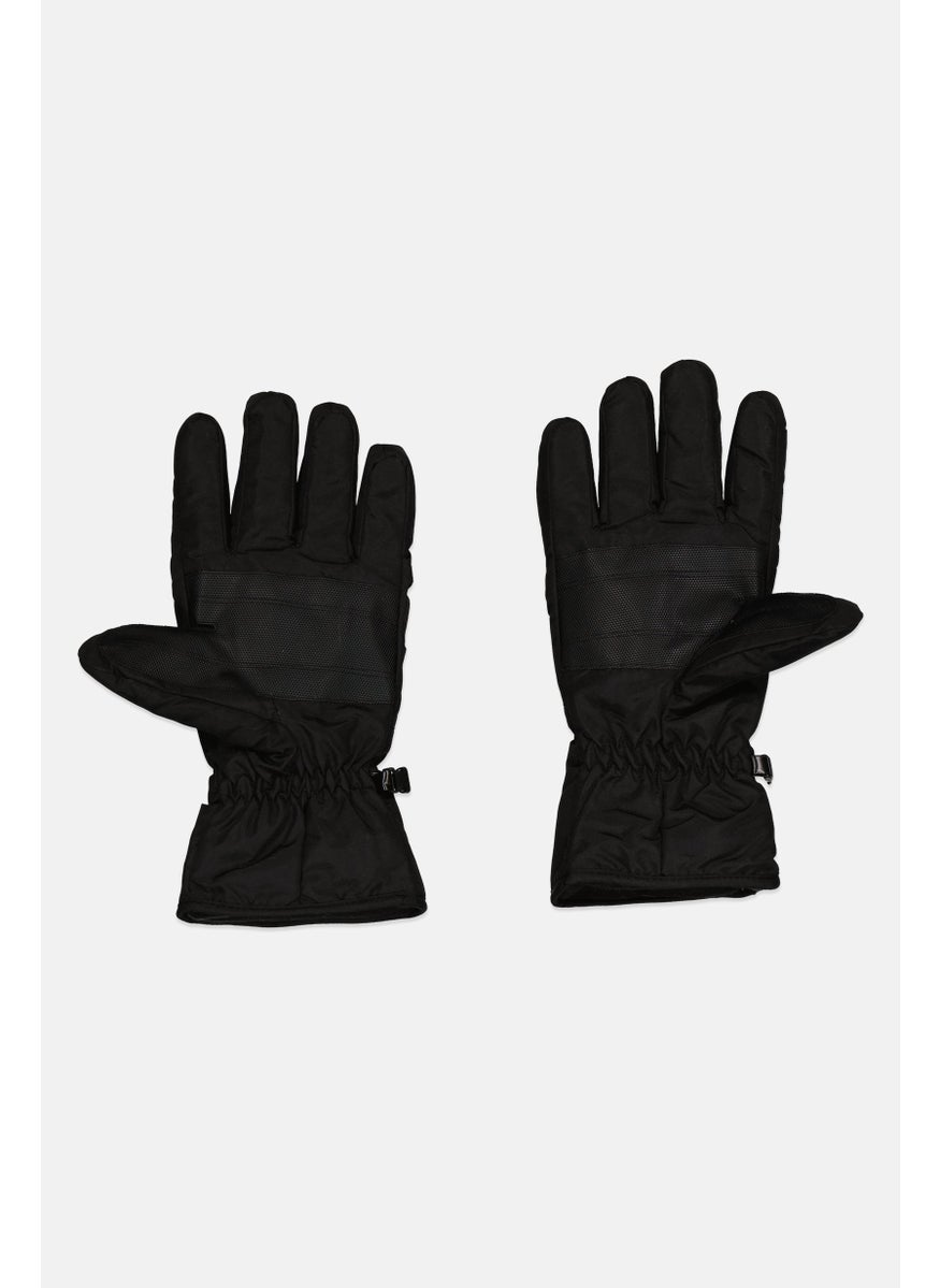 Canada Weather Gear - Men 1 Pair Brand Logo Ski Glove, Black - Image 1