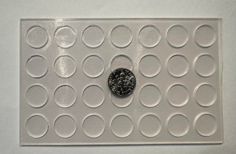 PACIFIC Glass Table Top Bumpers. Non Slip. Self Adhesive Table Pads Keeps Glass Table Top From Sliding! - Image 4