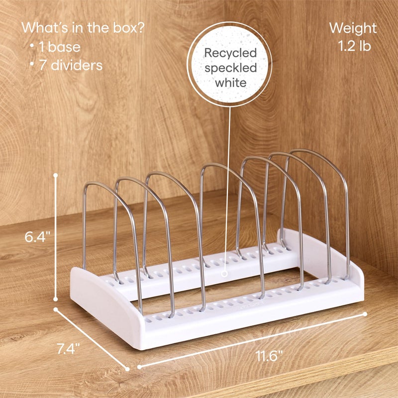 YouCopia StoreMore Adjustable Bakeware Rack with Steel Wires, Cookie Sheet Baking Pan and Tray Organizer for Kitchen Cabinet and Pantry Storage, Premium Edition - Image 2