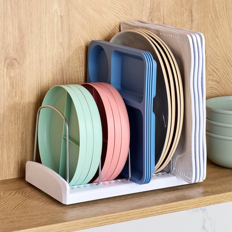YouCopia StoreMore Adjustable Bakeware Rack with Steel Wires, Cookie Sheet Baking Pan and Tray Organizer for Kitchen Cabinet and Pantry Storage, Premium Edition - Image 5
