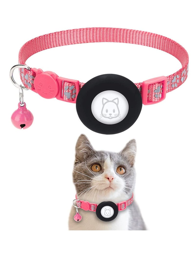 Airtag Reflective Collar with Bell - Image 1
