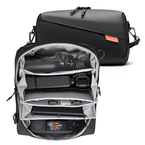 STARTRC VCR Carrying Bag Pouch Travel Large Soft Case for Insta 360 Go Ultra X5 X4 Organizer Multilayer Storage For DJI Osmo 360 Mobile8 7P 6 Pocket 4 3 For Gopro hero 13 Accessories with Shoulder Strap - Image 1