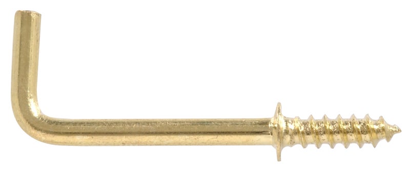 Hillman 3125 Shoulder Hooks Brass, 3/4-Inch, 25-Pack - Image 2