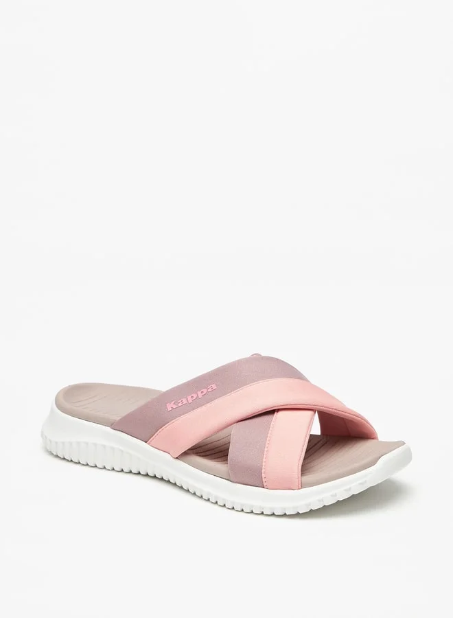 Kappa Women's Cross Strap Slip-On Sports Sandals