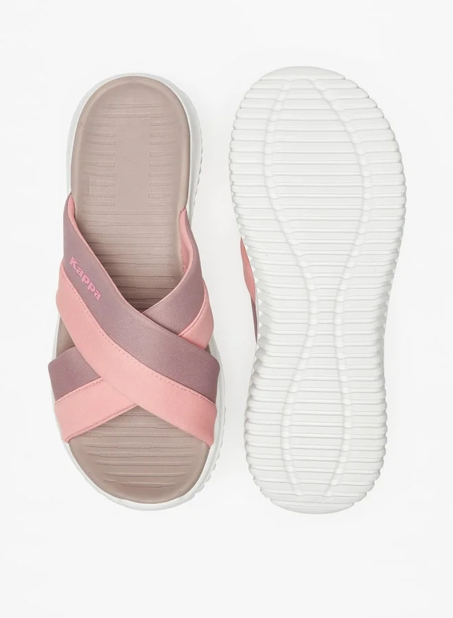 Kappa Women's Cross Strap Slip-On Sports Sandals