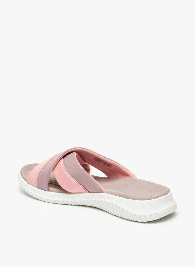 Kappa Women's Cross Strap Slip-On Sports Sandals