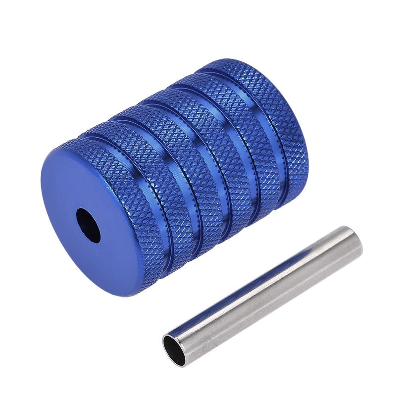 35mm Aluminum Tattoo Machine Handle Grip Tube Adjustable For Cartridge Tattoo Needle Rotary& Coil Tattoo Machine Handle Grip Blue - Image 1