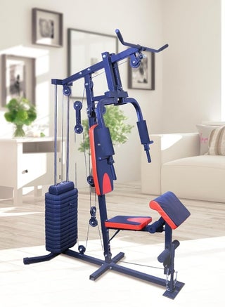 Fitness Multi Purpose Exercise Device With 3 Units With Front Rest - 88 Kg