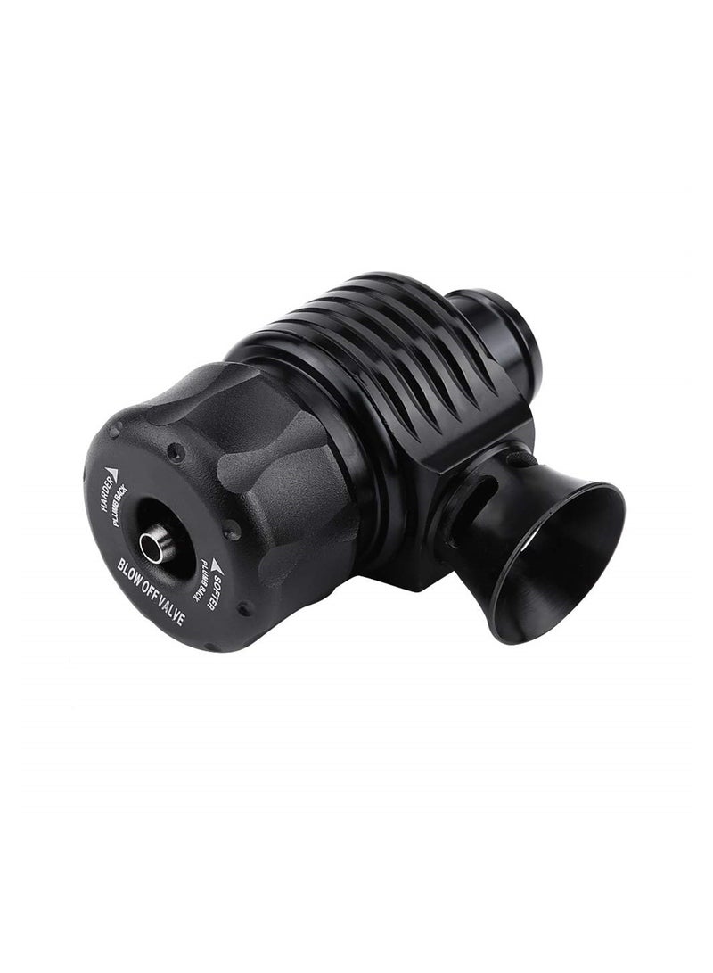 Diesel Blow Off Valve Kit, Dump Valve Universal 25mm/1inch Car Aluminum Alloy Blow Off Valve Dump Valve with Adapter, Clamp & Hose (Horn-Shape) - Image 2