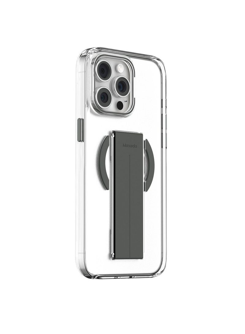 Moxedo حافظة مكسيدو المغناطيسية الواقية مقاومة للخدوش حماية من السقوط متوافقة مع تقنية ماغسيف لهاتف آيفون 14 برو 6.1 بوصة - رمادي - Image 1