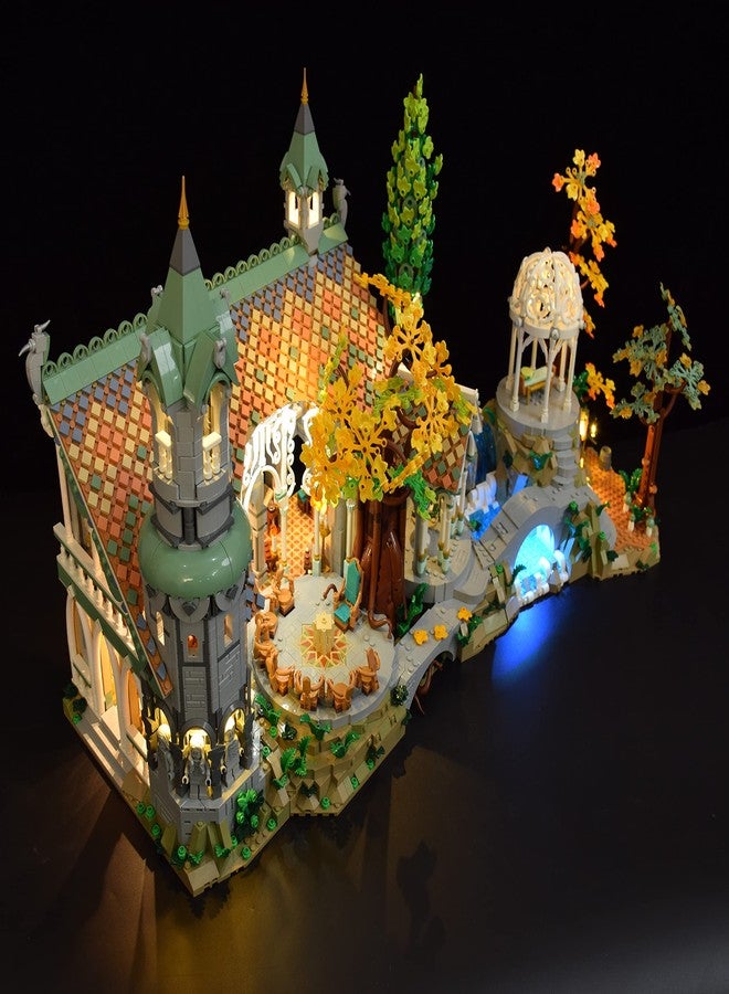 LightGo LED Lighting Kit Designed for The Lord of The Rings Rivendell Compatible with Lego 10316 Building Set - Not Include Model (Remote Version) - Image 3