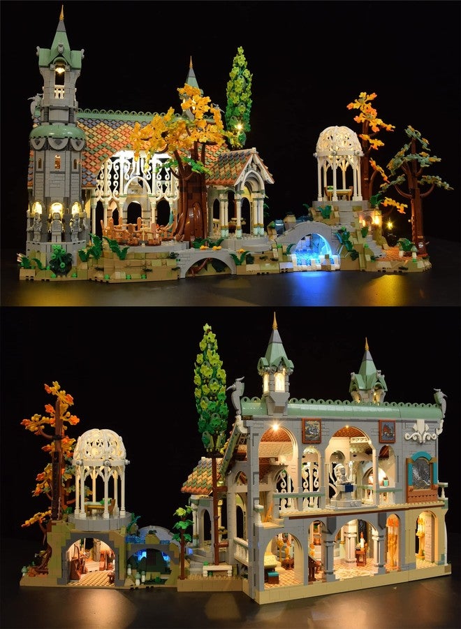 LightGo LED Lighting Kit Designed for The Lord of The Rings Rivendell Compatible with Lego 10316 Building Set - Not Include Model (Remote Version) - Image 4