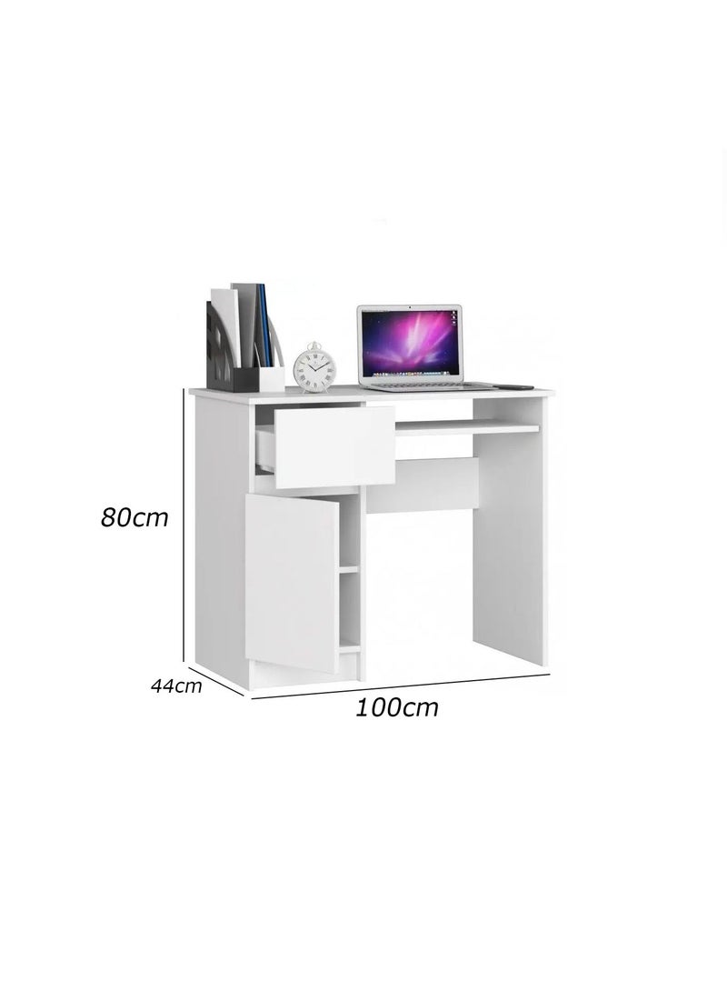 Furniture Store Modern desk, height 80 cm - width 100 cm - depth 44 cm, from Furniture Store. - Image 4